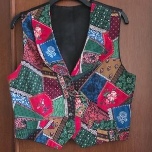 Patchwork Fabric Vest